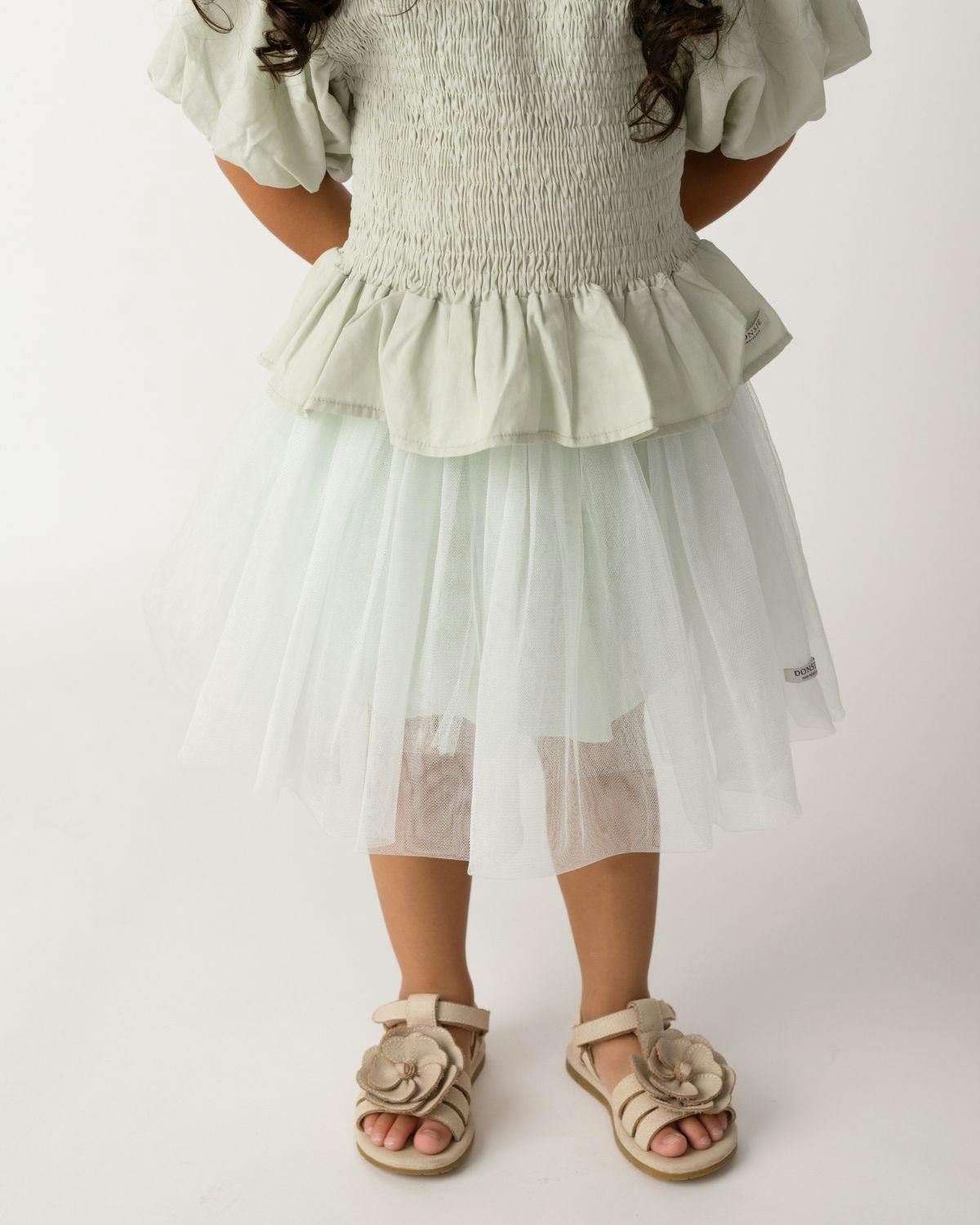 Pien Skirt | Mint Green Metallic