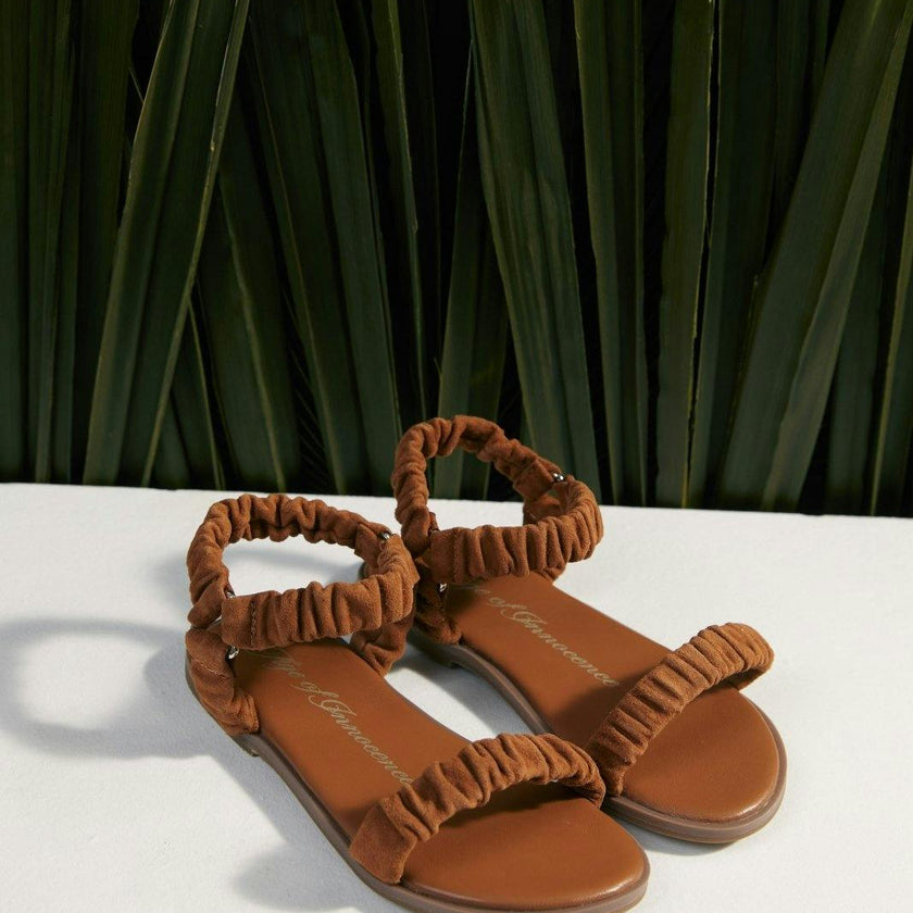 Kyle Suede Strap Leather Insole Sandals