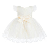 Ivory Anavelle Lace Pearl Dress
