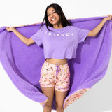 Friends: You're My Lobster Bamboo Women's Pajama Shorts Set