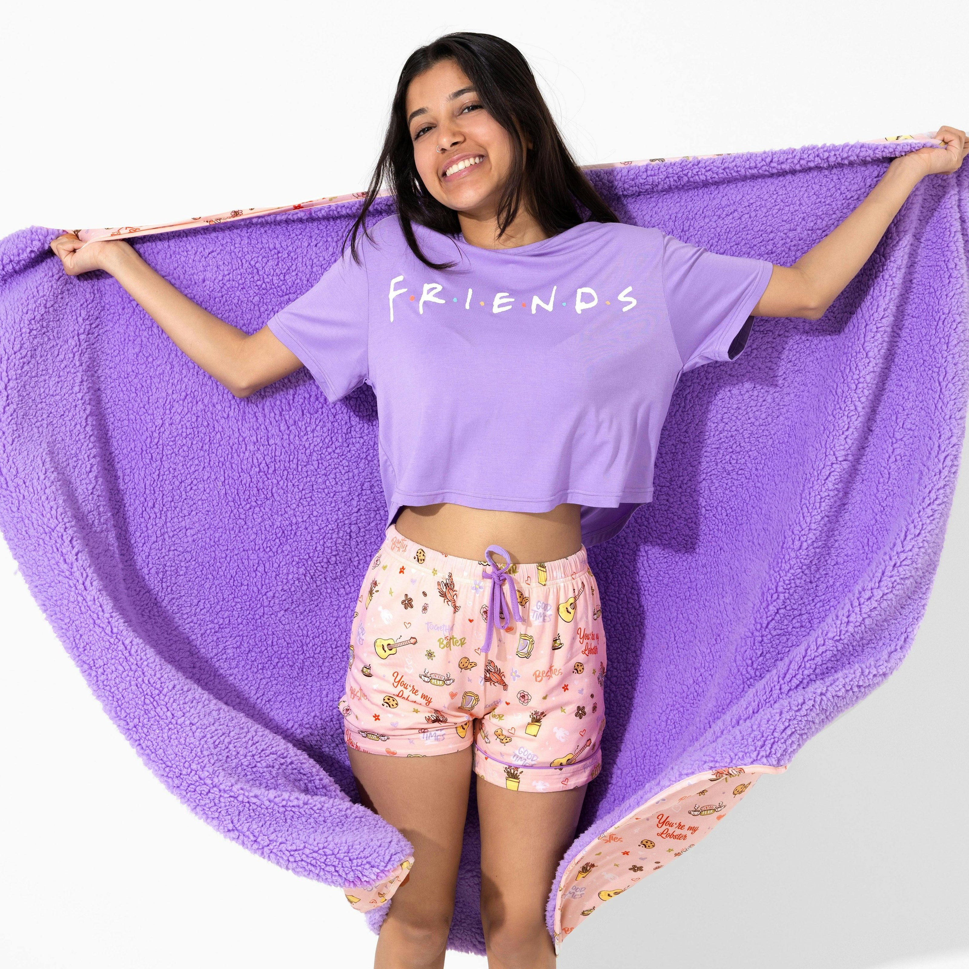 Friends: You're My Lobster Bamboo Women's Pajama Shorts Set