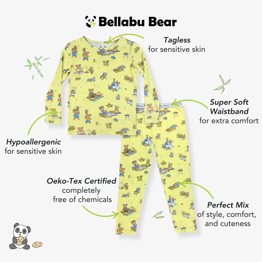 Teddy Picnic Kids Pajamas