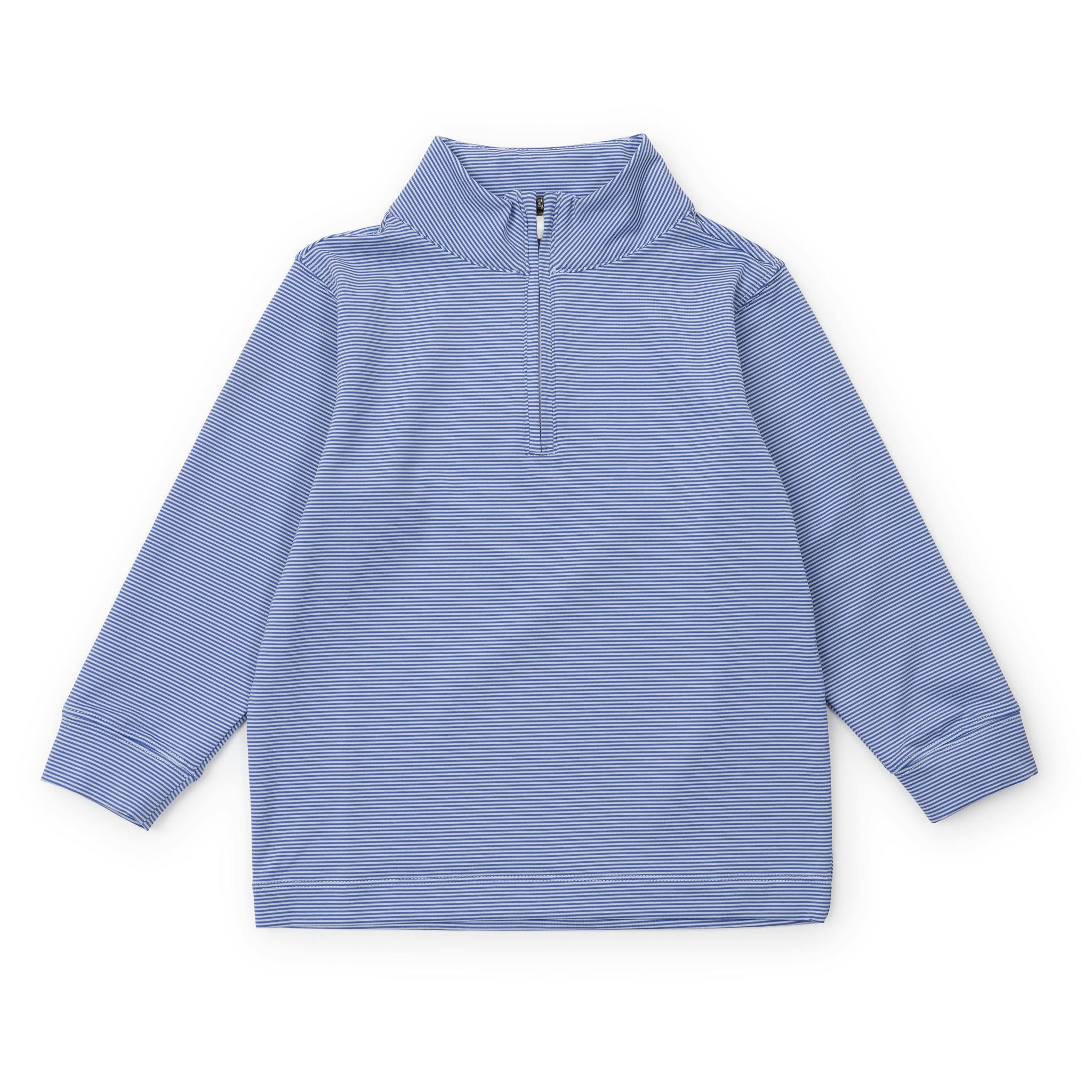 Sam Performance Pullover by LH Sport Blue Stripes
