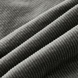Grey Corduroy Pocket Pants