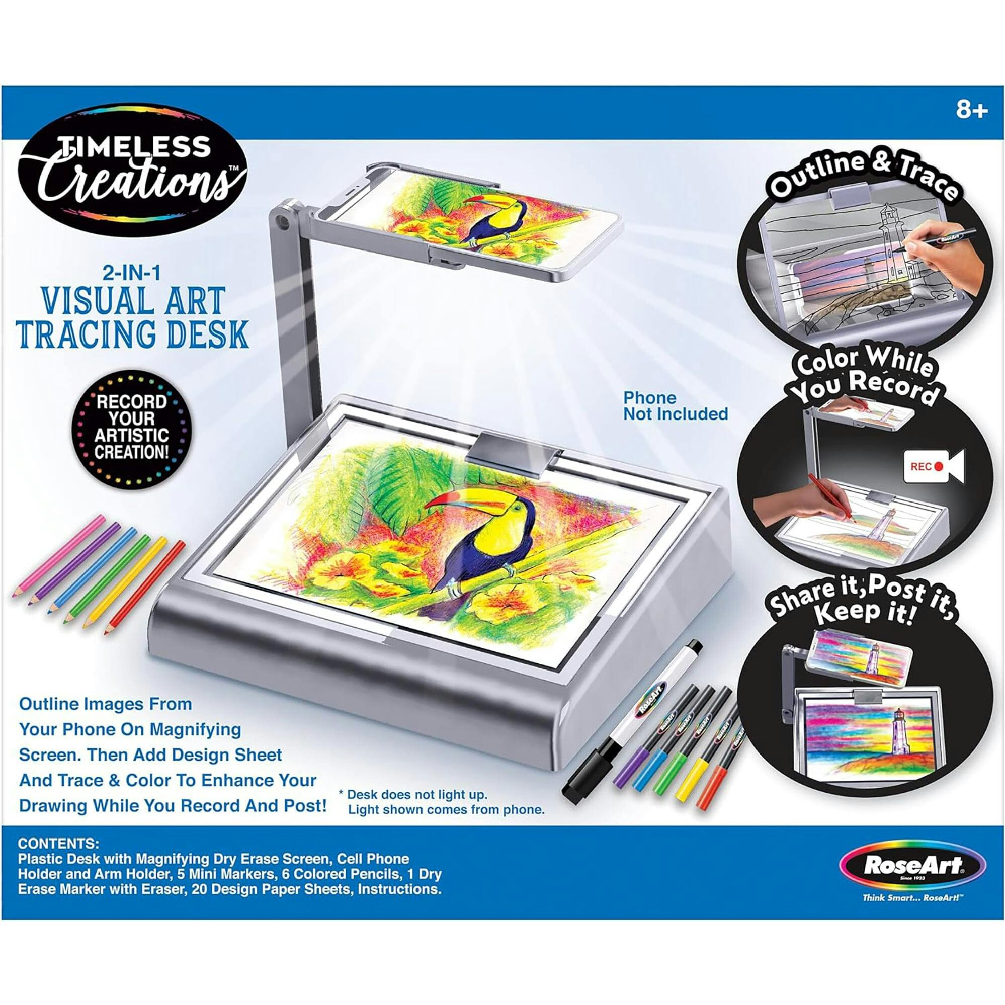Timeless Creations: 2-In-1 Visual Art Tracing Desk