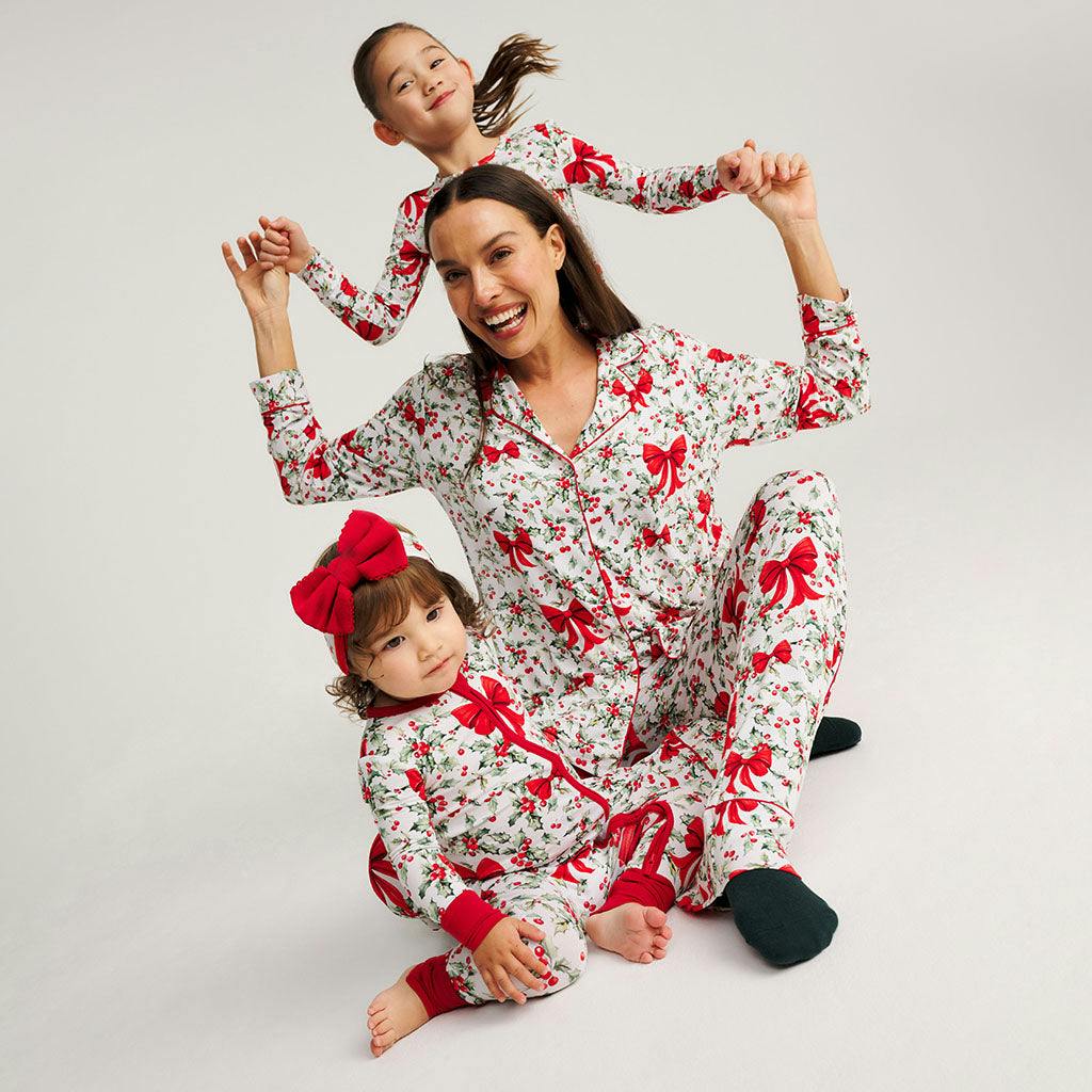Happy Holly-days Women's Luxe Pajama Pant Set