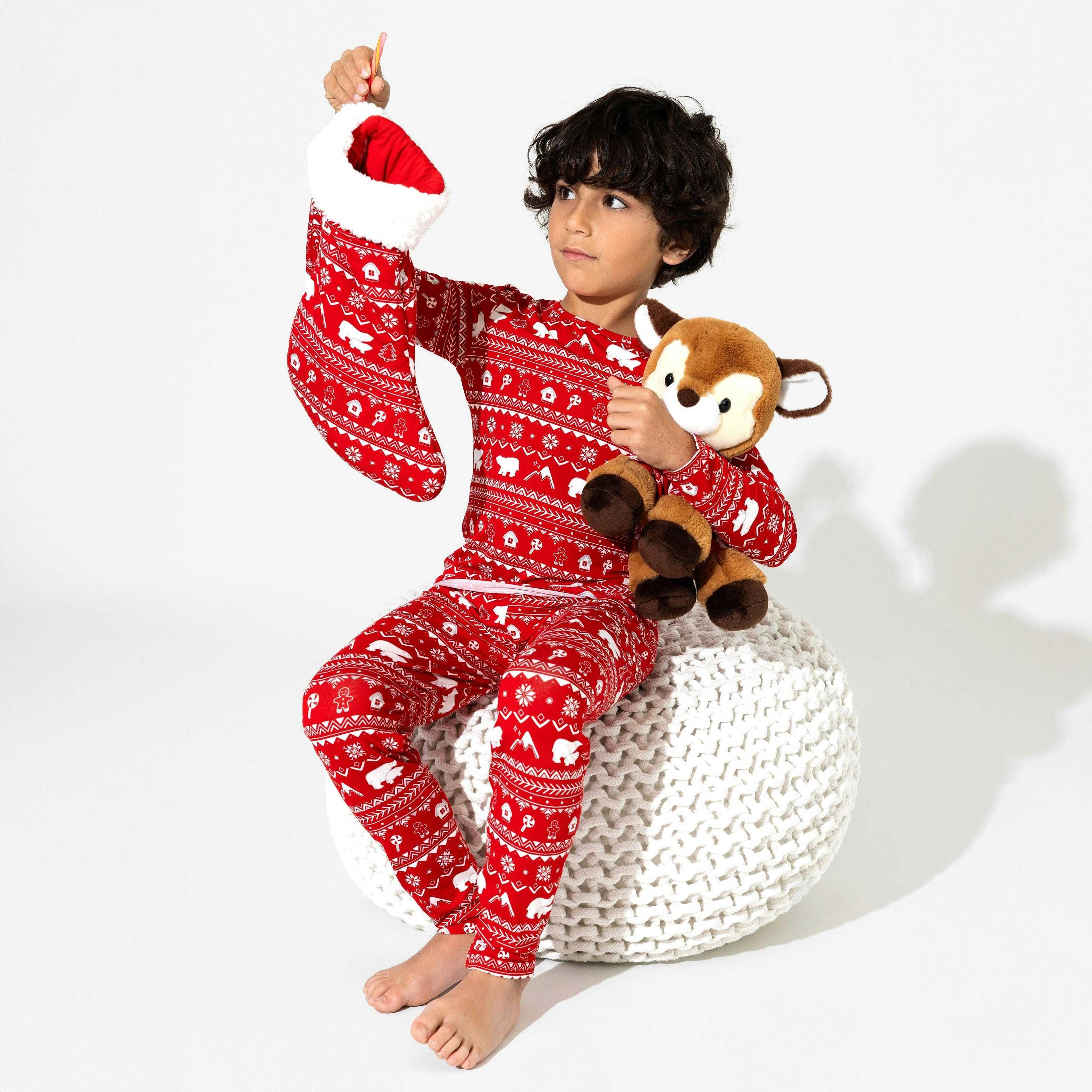 Milk & Cookies Bamboo Sherpa Stocking