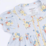 Country Stitch Floral - Betty Dress Puff Sleeve with Bloomer
