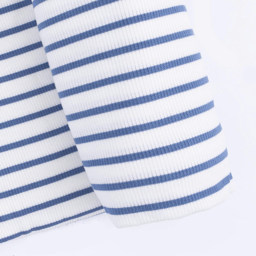 Navy Stripe - Swaddle Blanket