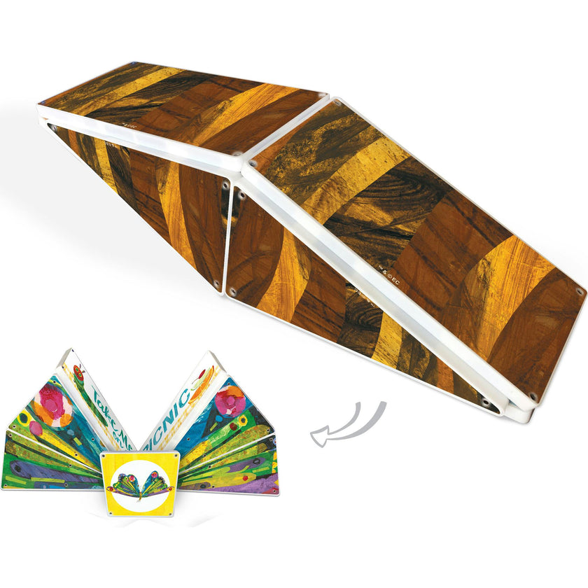The Very Hungry Caterpillar:&nbsp;Garden Picnic Magna-Tiles Structures