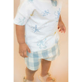 Dropped Shoulder Short Sleeve T-Shirt, Multi