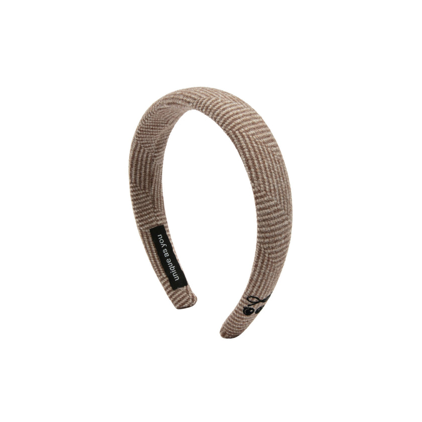 Herringbone Puff Headband
