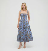 The Margot Dress -  Stowell Medallion Iris