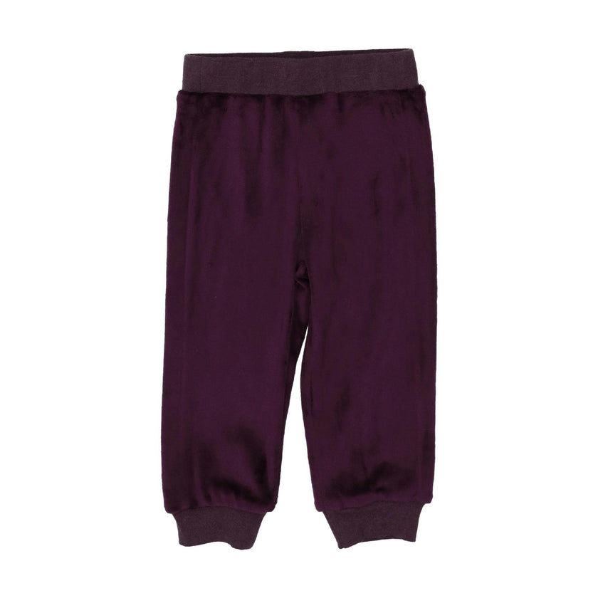Velour Ribbed Waist & Cuff Crew Pants