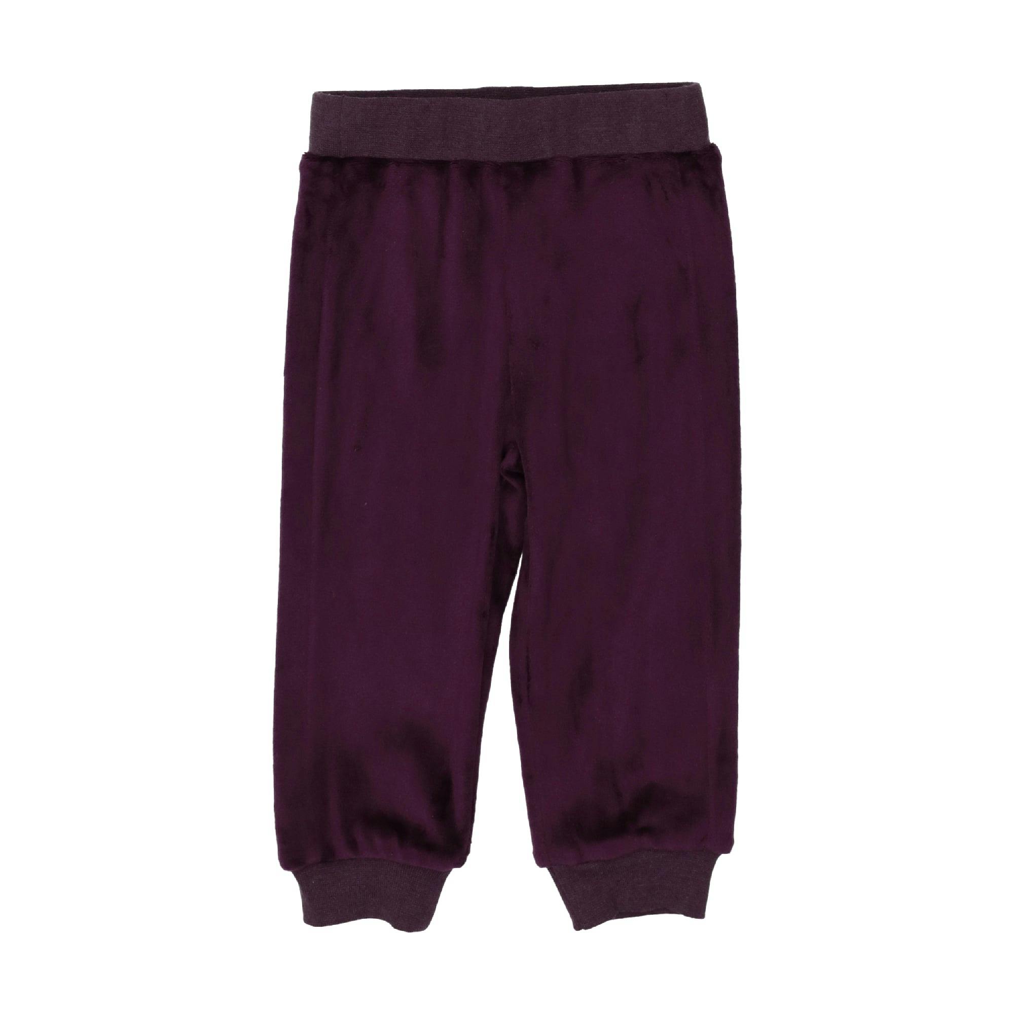 Velour Ribbed Waist & Cuff Crew Pants
