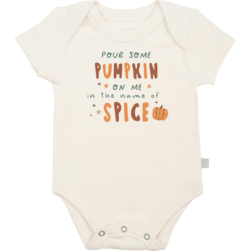graphic bodysuit | pour some pumpkin