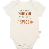 graphic bodysuit | pour some pumpkin