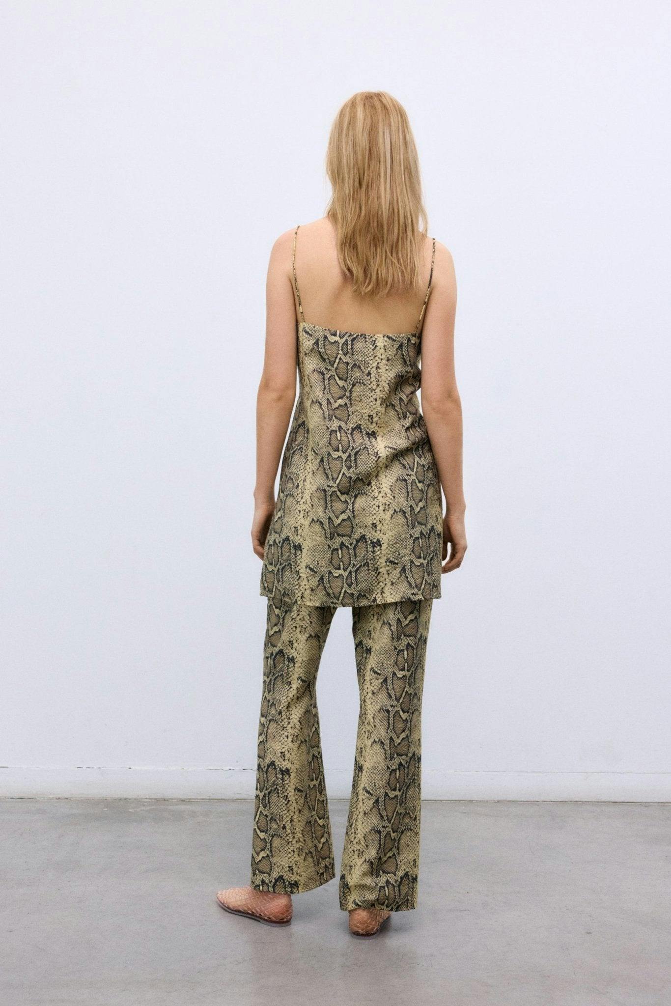 Nettle Woman Top Nettle Print