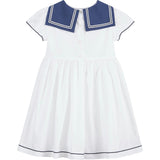 Philippa Sailor Dress in White