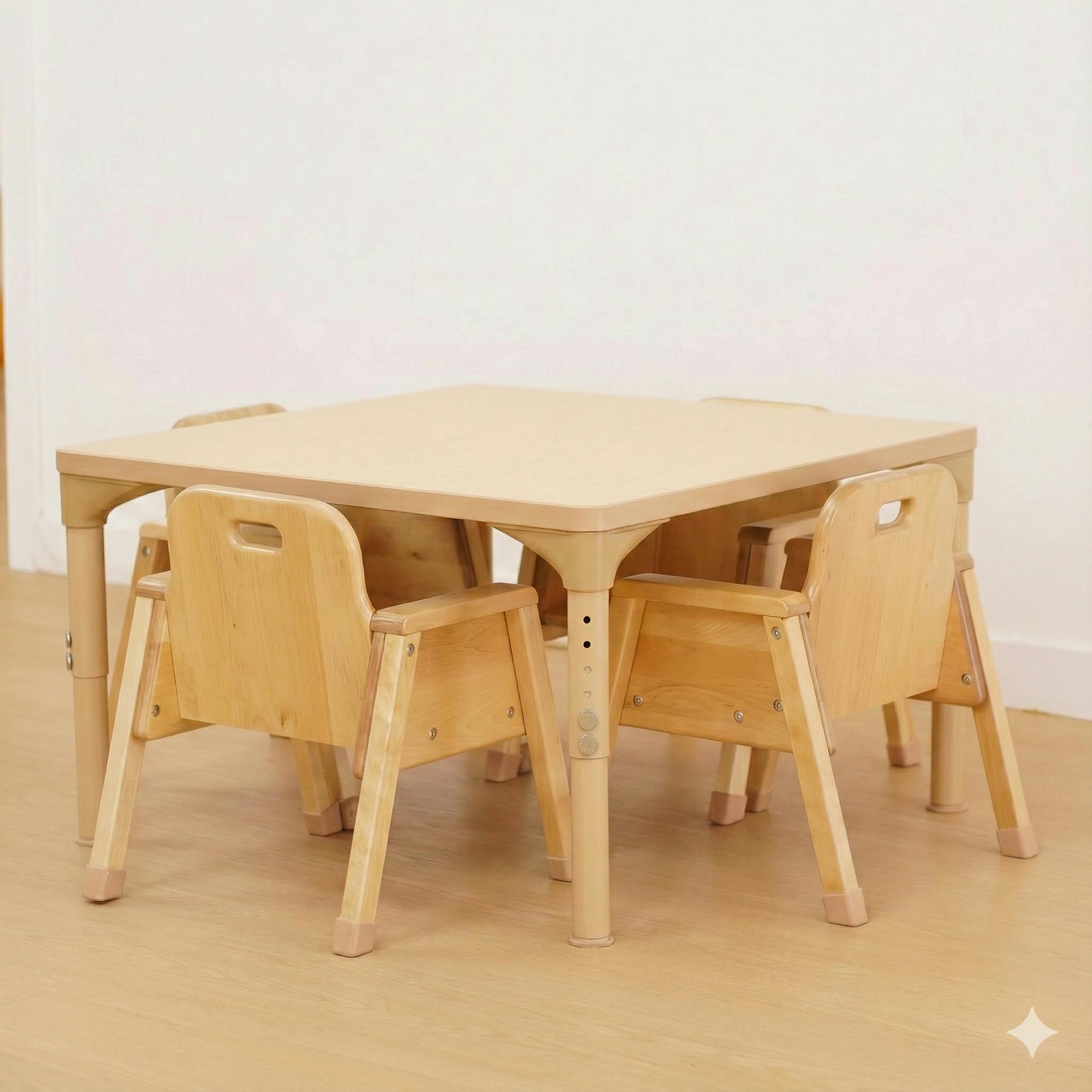 Square Adjustable Kids Table – 17