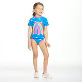 Fringe Rainbow Rashguard Set