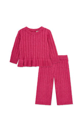 Peplum Sweater Set (12-24M)
