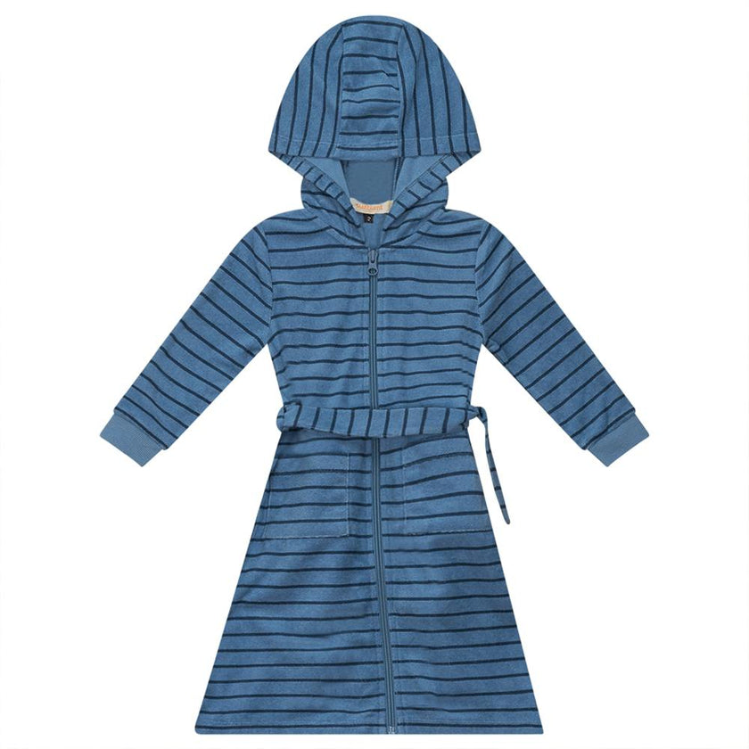 Stripped Terry Robe