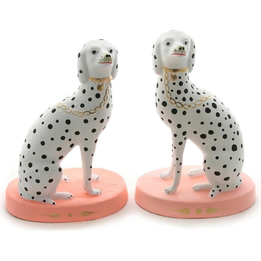 Set of 2 Spotted Dalmatian Accents