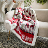 Prancer Sherpa Throw