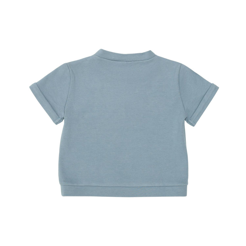 Jarne T-shirt | Bear | Foggy Blue