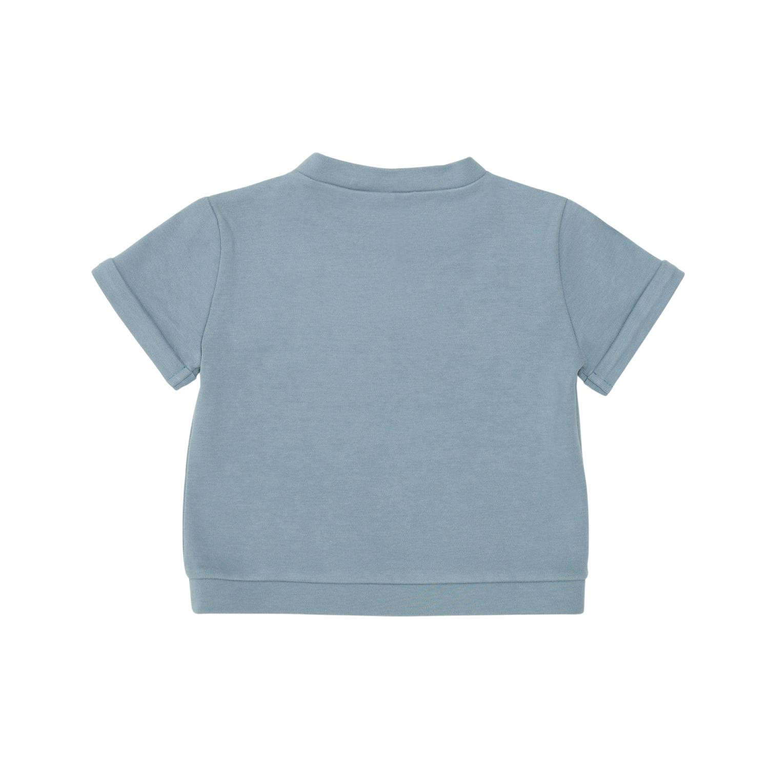 Jarne T-shirt | Bear | Foggy Blue