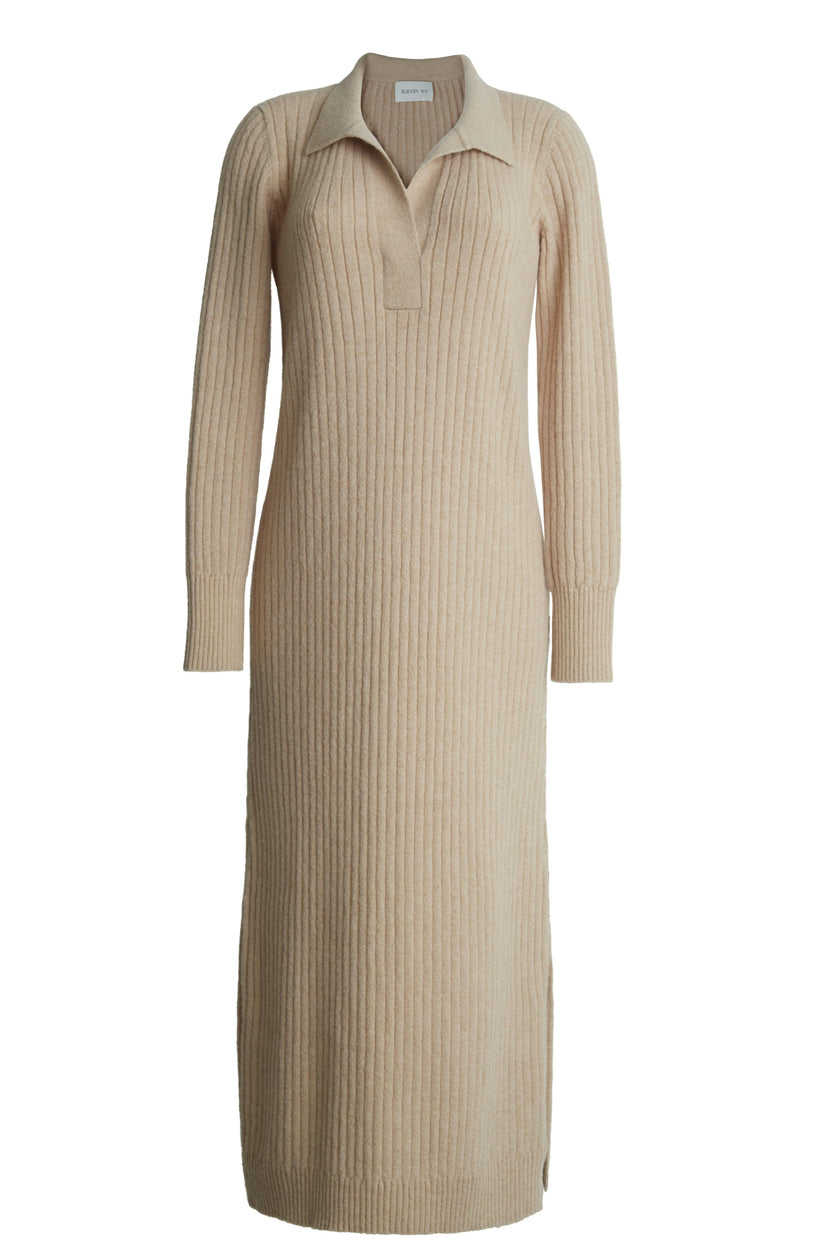 EDEN DRESS | PALE CAMEL