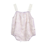 Purple Paisley Lace Romper