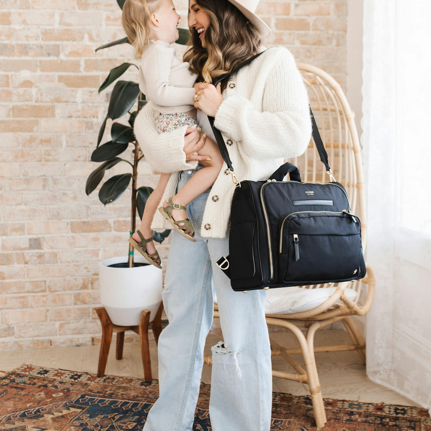 Satchel 14-Compartment Diaper Bag