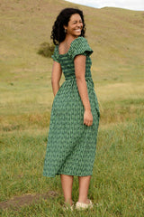 Sunday Best Dress in Pine Felicity Floral