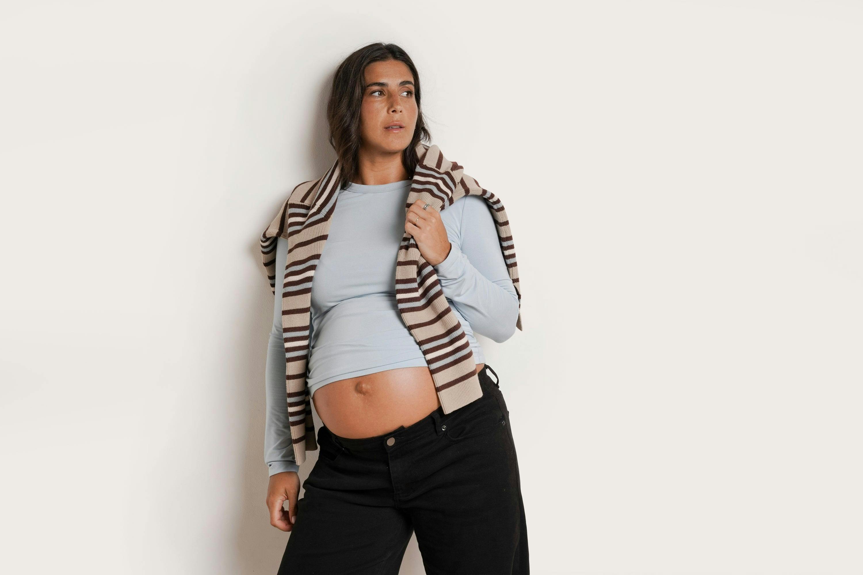 Liv Long Sleeve Maternity Crew Neck Tee
