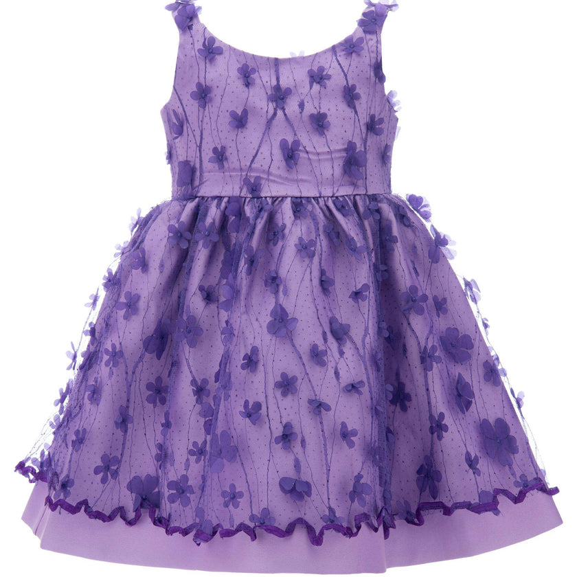 Purple Ravine Floral Dress