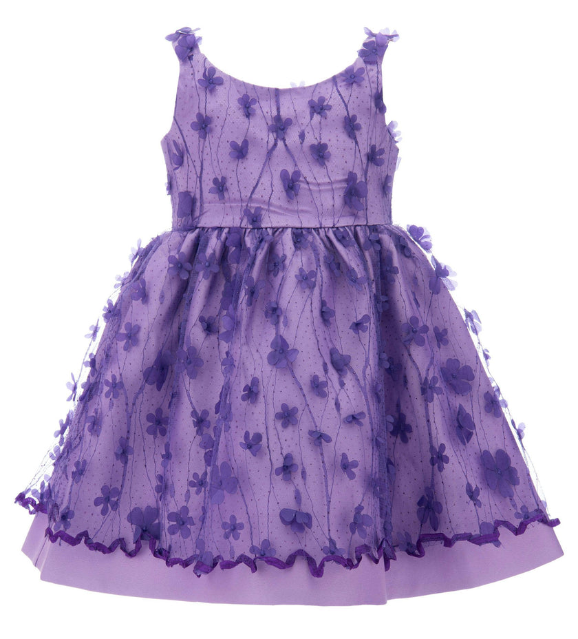 Purple Ravine Floral Dress