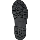 Brutus Velcro Strap Leather Sneakers, Black