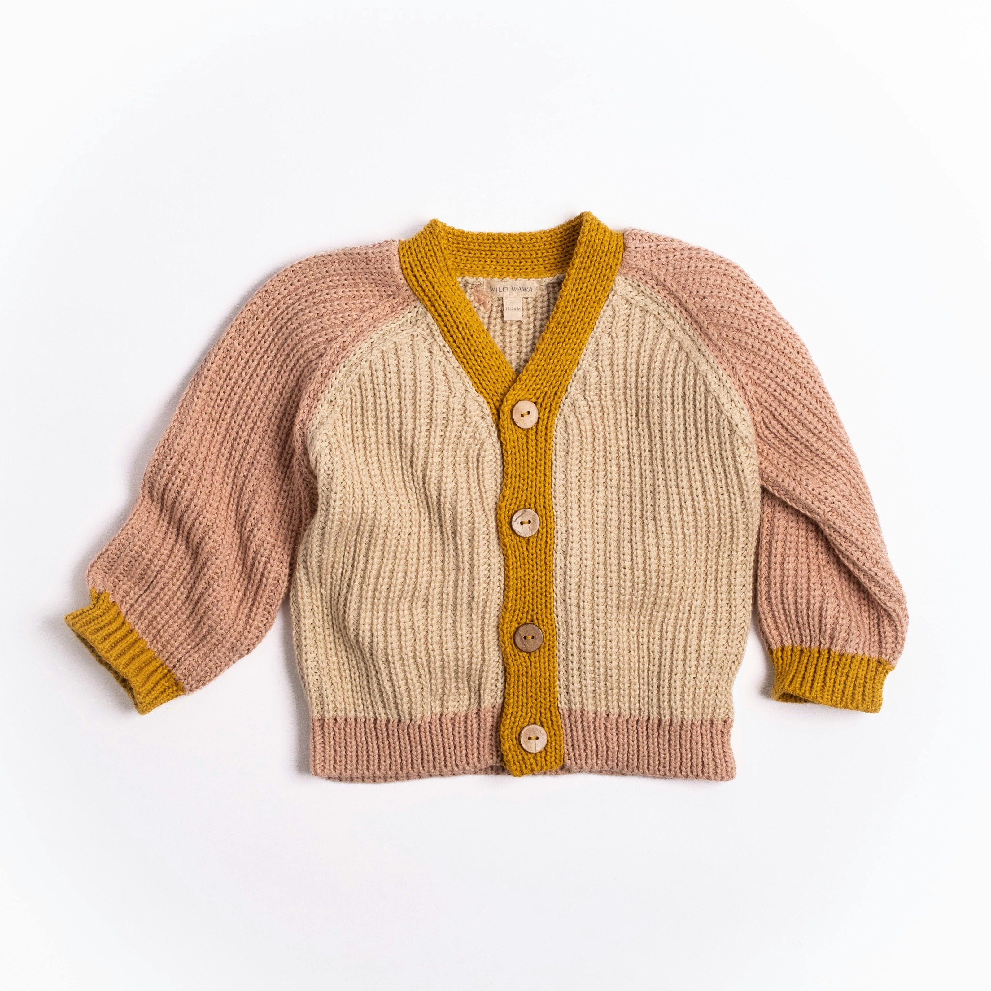 Rainbow Cardigan in Multicolor
