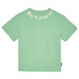 Green Neck Logo Brushed Tee
