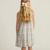 girls jasmine blossom smocked ruffle strap dress