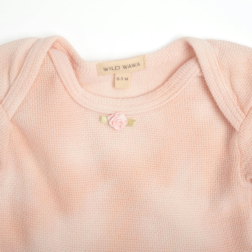 Tie-dye Onesie in Baby Pink