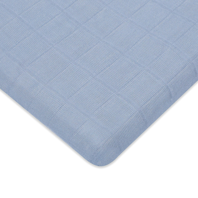 Babyletto All-Stages Bassinet Sheet in GOTS Certified Organic Muslin Cotton