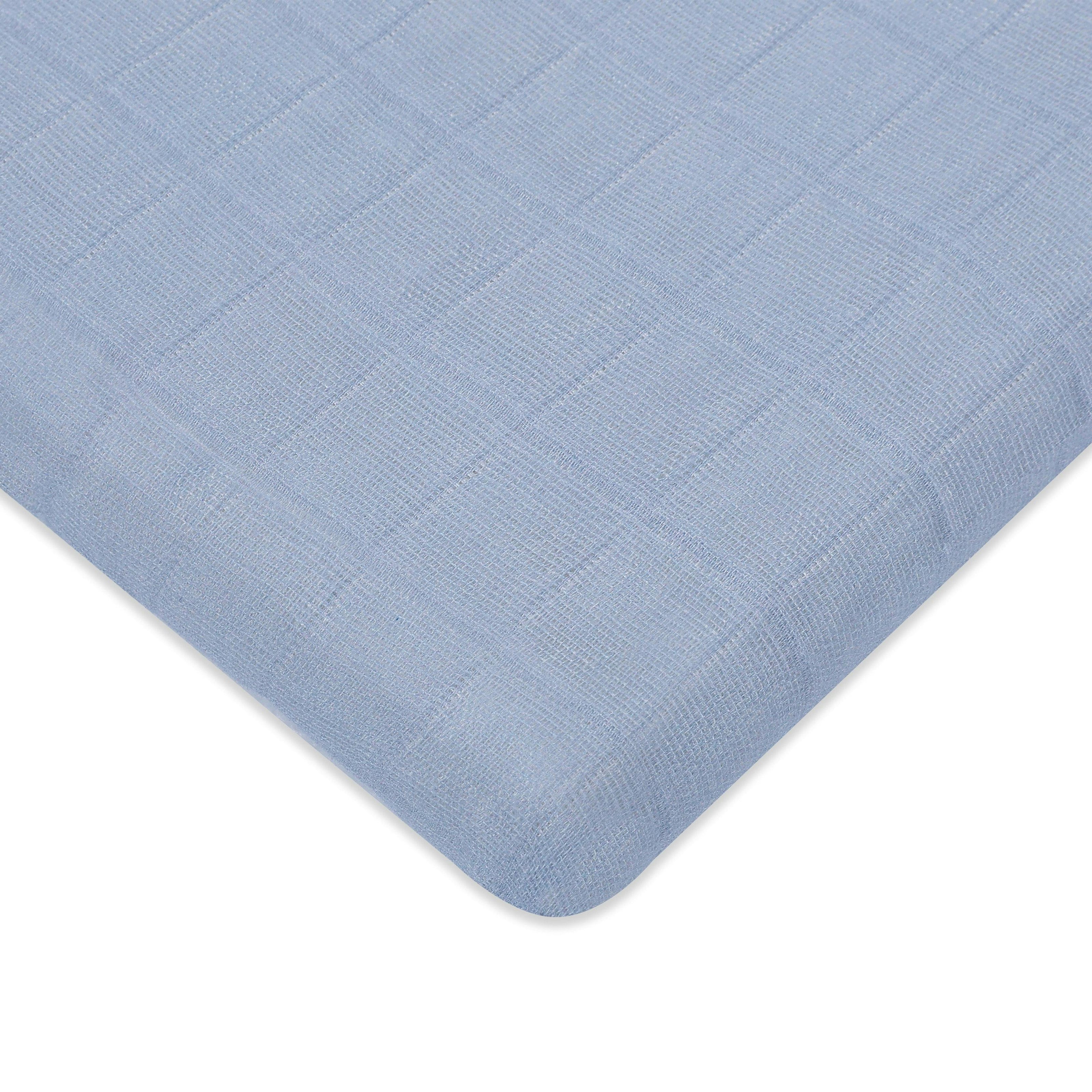 Babyletto All-Stages Bassinet Sheet in GOTS Certified Organic Muslin Cotton