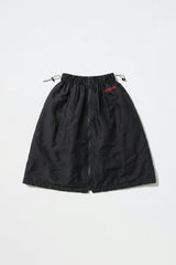 NYLON QUILTED SKIRT BLACK