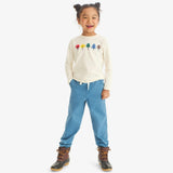 Kids stretch chino drawstring pant