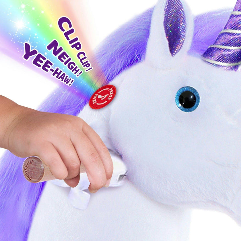 Model U® Unicorn Ride-On Toy Age 4–7 – Purple