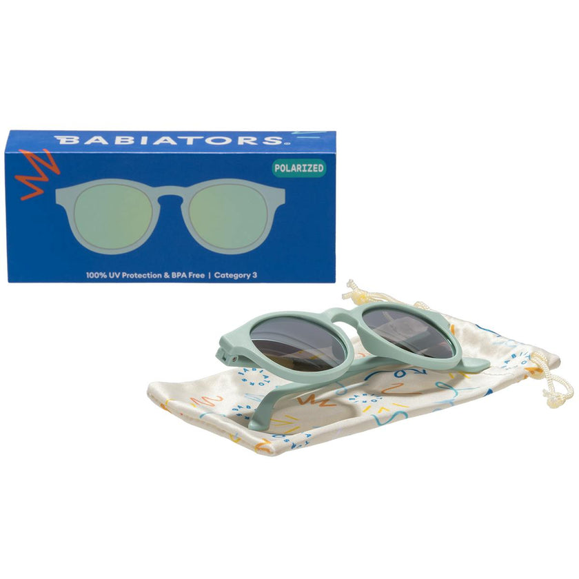 Polarized Keyhole: Seafoam Mirrored Lens