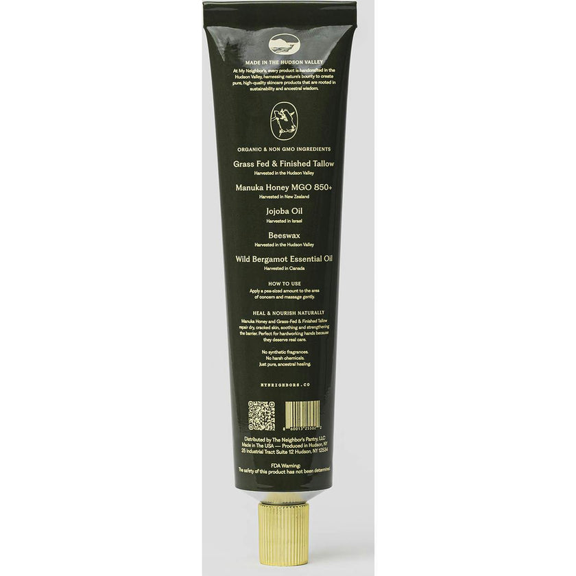Manuka Honey & Wild Bergamot Tallow Hand Balm
